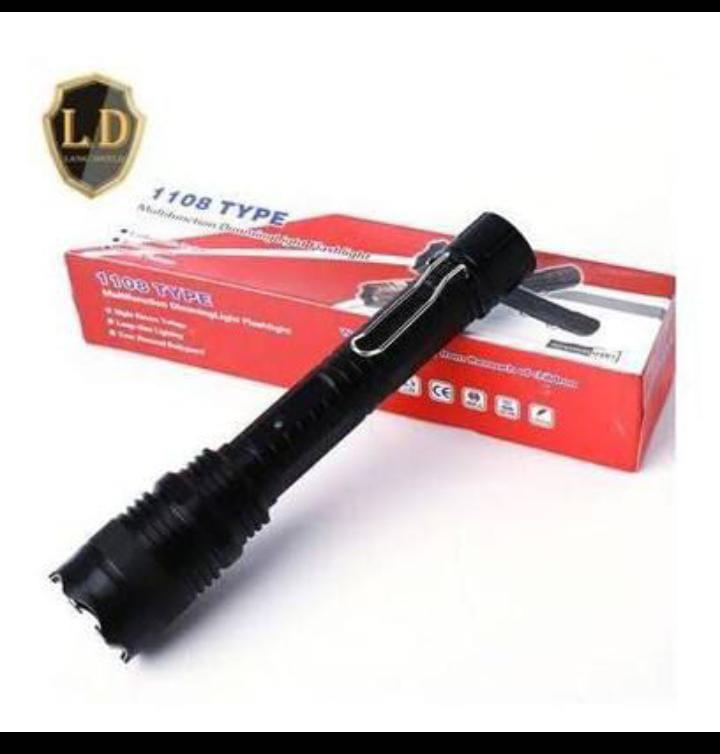3in1 shock flashlight with laser pointer self defense torch long lighting time Unique built in rechargeable reliable performance
