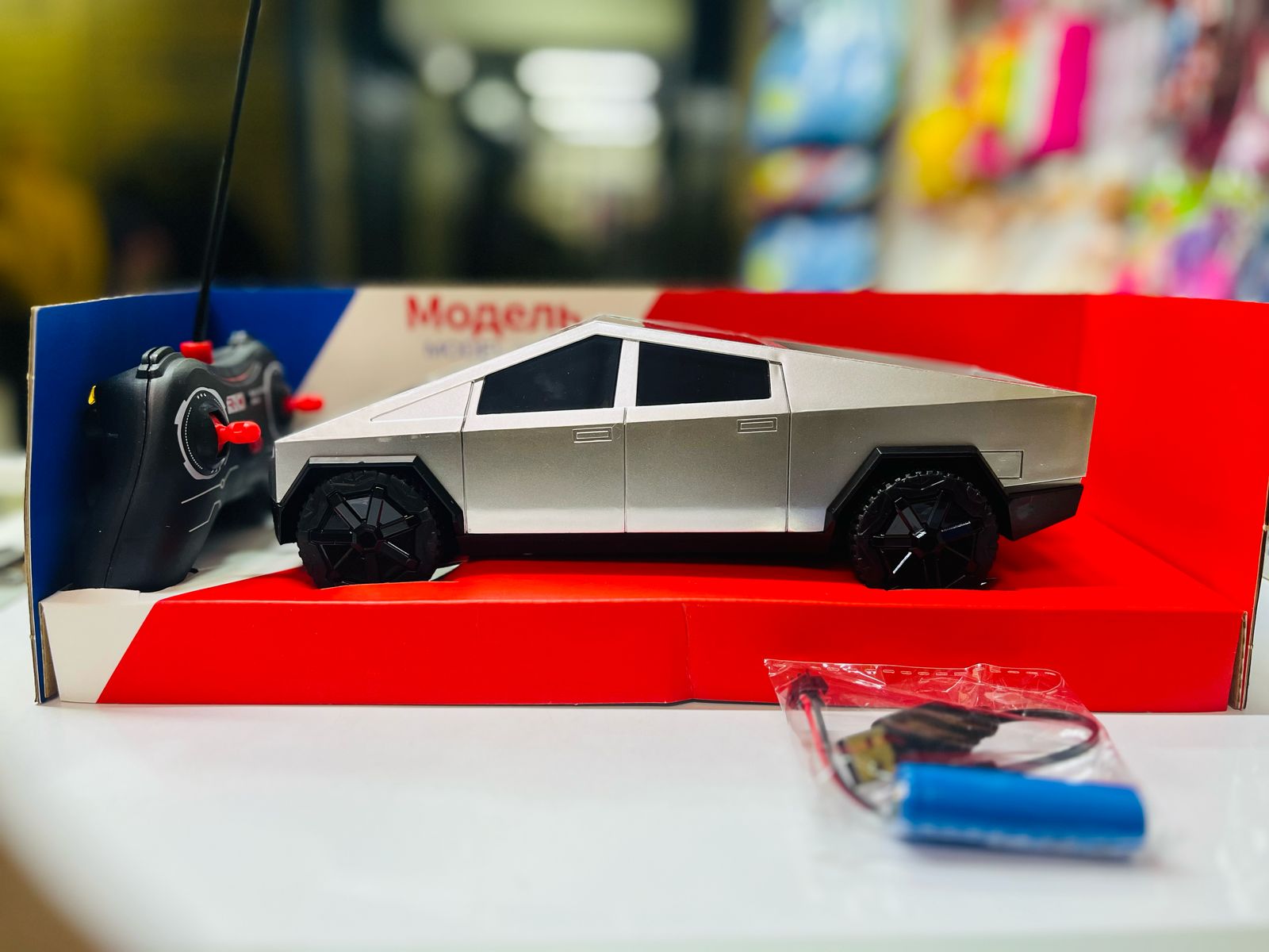 Tesla Cyber Truck Battery Operated 2.4GHZ Off-road Remote Control Cross country Radio Control Car Toys RC Vehicle RC Stunt Car For Kids Boy Toy rc car
