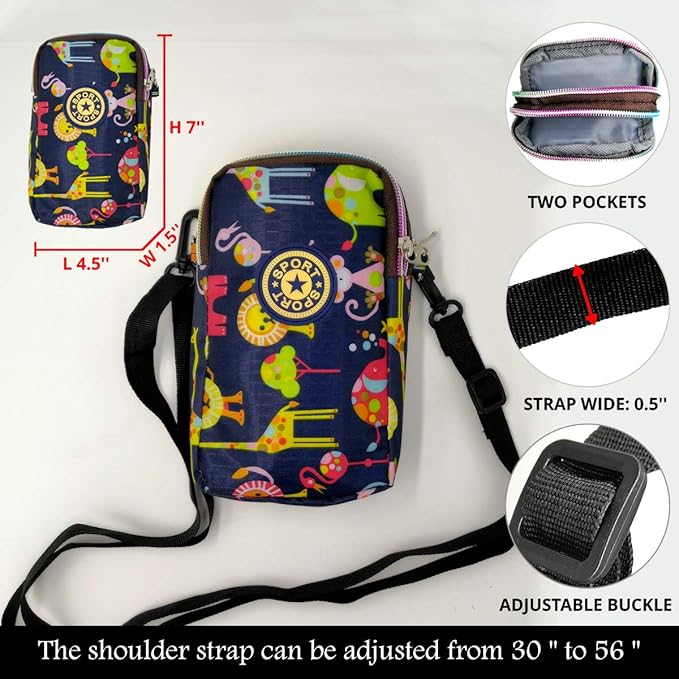 Small Cute Crossbody Shoulder Bags - Mini Wallet Purse Tote for Phone Money Keys Cosmetic Cards Women Girls Walking Travel Protect against Theft Safety of your Belongings