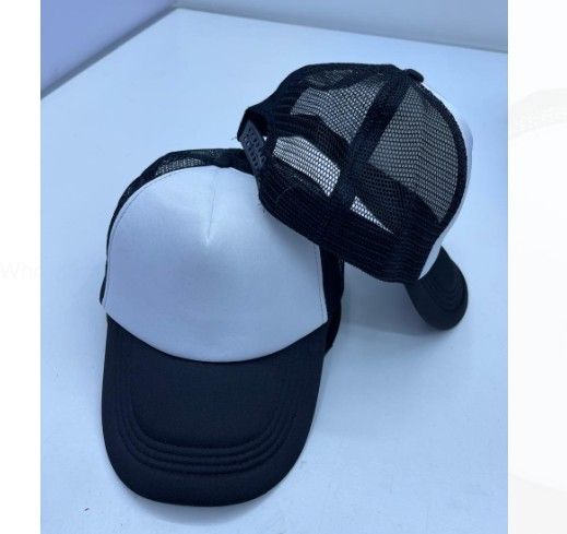 Foam Mesh Trucker Cap – Adjustable Snapback, Unisex Plain Hat for Men & Women Sturdy Foam Front Panel