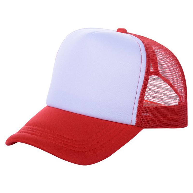 Foam Mesh Trucker Cap – Adjustable Snapback, Unisex Plain Hat for Men & Women Sturdy Foam Front Panel