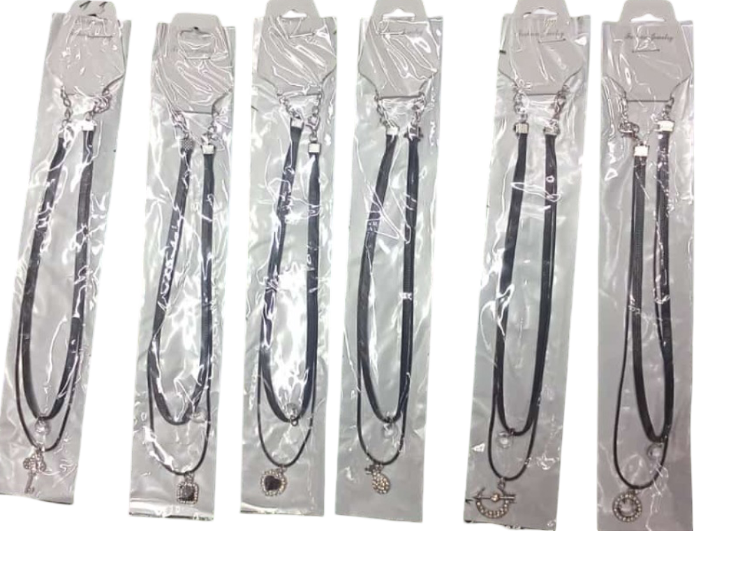 Women's Choker Necklace Set - Elegant & Trendy Adjustable Collar Necklace for Women & Girls