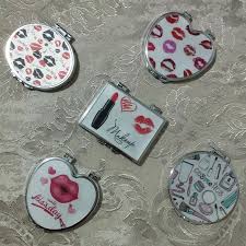 LED Makeup Mirror Pocket Size – Dual-Sided Swivel Mirror for Purse, Travel & Touch-Ups