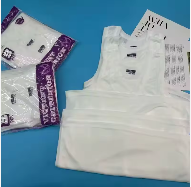 3-Pack Men's Quality Cotton Vests – Breathable, Soft & Comfortable Undershirts for Everyday Wear