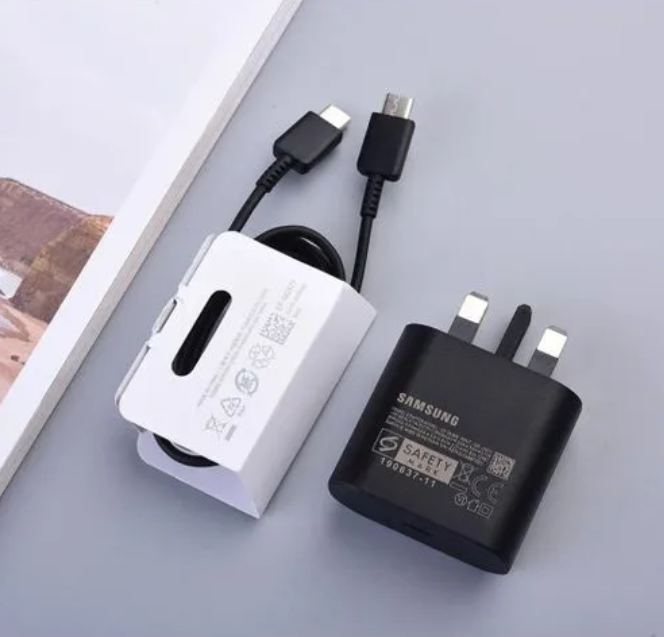 amsung Type-C Fast Charger Set – 25W & 45W Super Fast Charging 2.0 with USB-C to C Cable