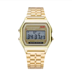 Casio Design Digtal Watch| Water Resistant, Multi-Function, Lightweight for Daily & Sports Use  | LED Light | 1/100 SEC Stopwatch | Unisex for Men & Women(HR, Min, SEC, PM, Date, Day) | Daily Alarm