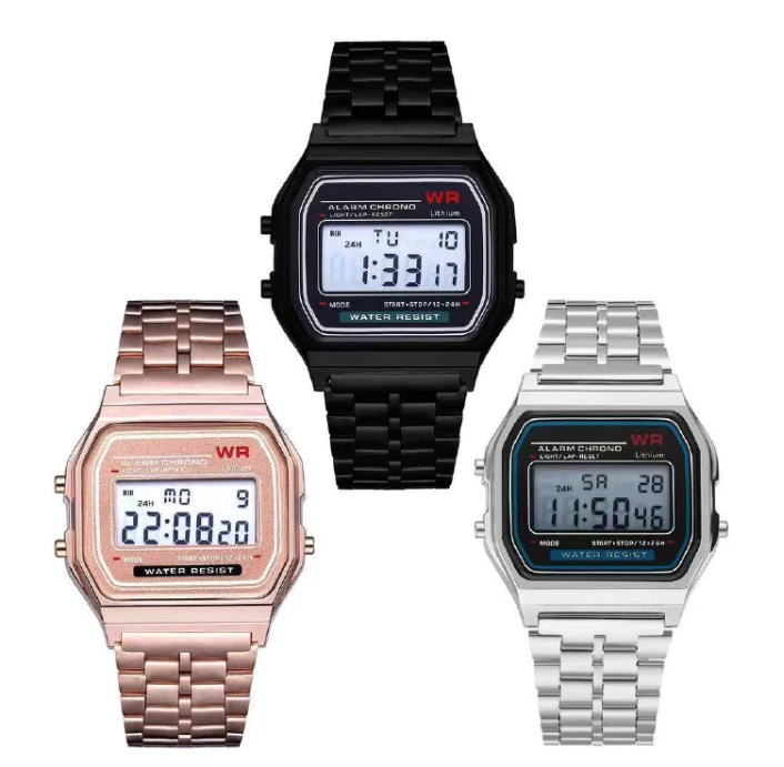 Casio Design Digtal Watch| Water Resistant, Multi-Function, Lightweight for Daily & Sports Use  | LED Light | 1/100 SEC Stopwatch | Unisex for Men & Women(HR, Min, SEC, PM, Date, Day) | Daily Alarm