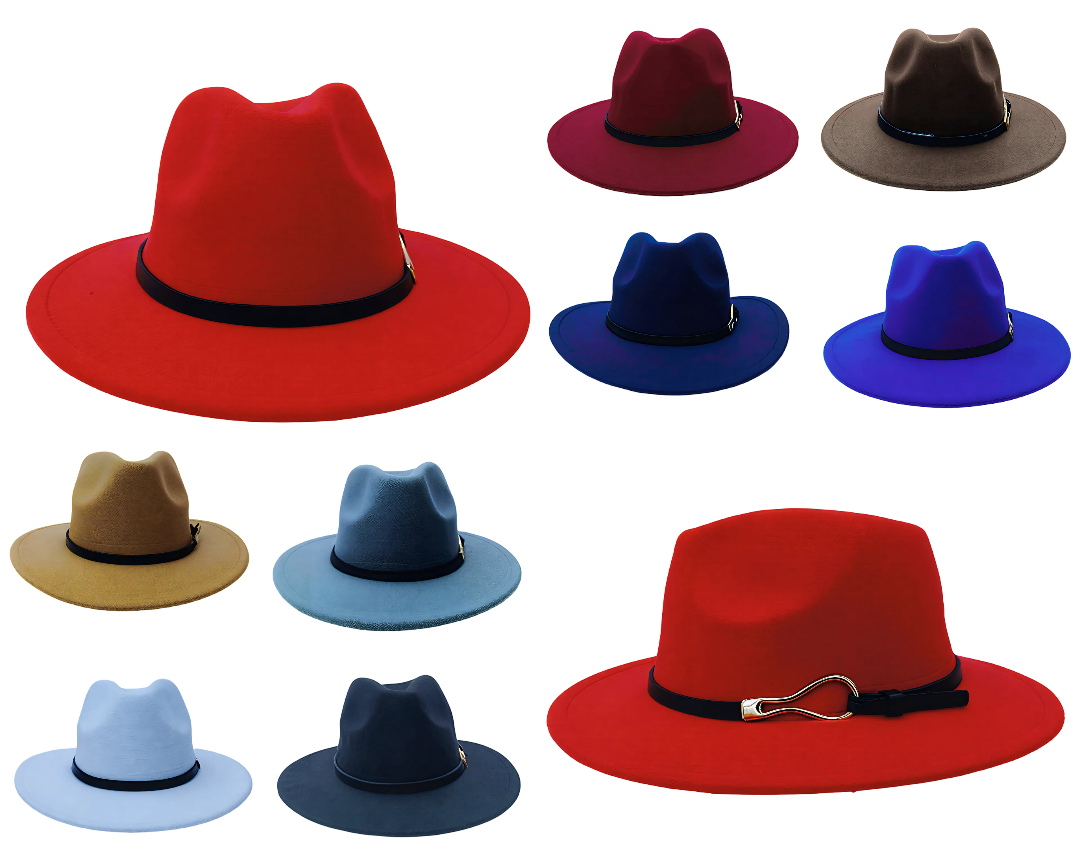 Voyager Wide Brim Fedora Hat for Men – UPF 50+ Wool & Straw, Water-Resistant, Packable for Outdoor, Travel, and Fashion