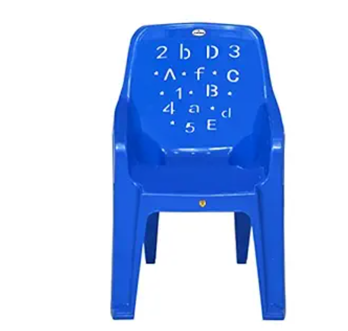 HeavyDuty Baby Plastic Chair 126 - Modern Kids Chair with Arms & Backrest, Study and Play Chair for Home, School, and Dining, Lightweight & Comfortable Children’s Seat