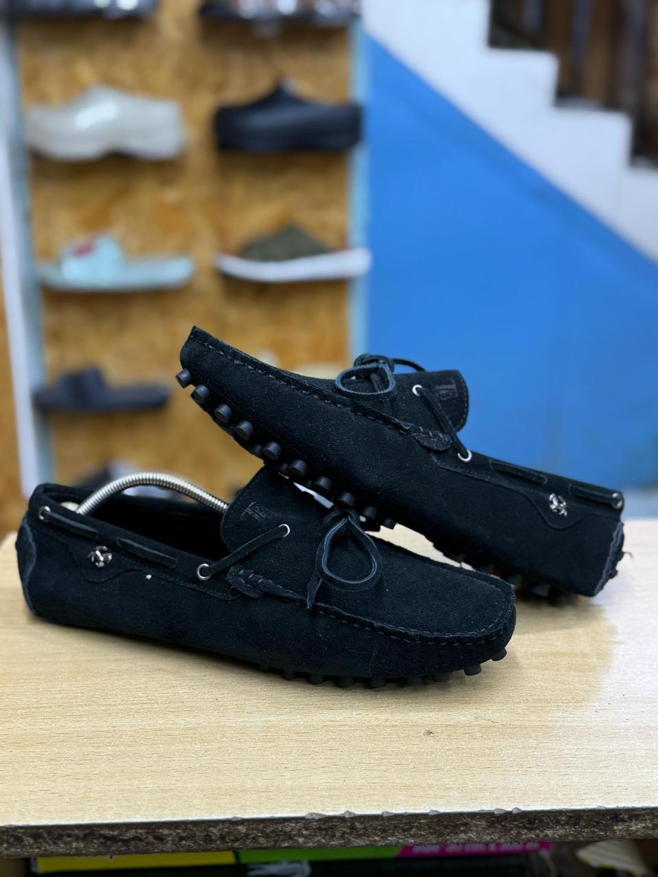 Men's Genuine Leather Tassel Loafers - Classic Driving Shoes with Soft Sole, Comfortable Slip-On Design for Casual & Smart Casual Wear