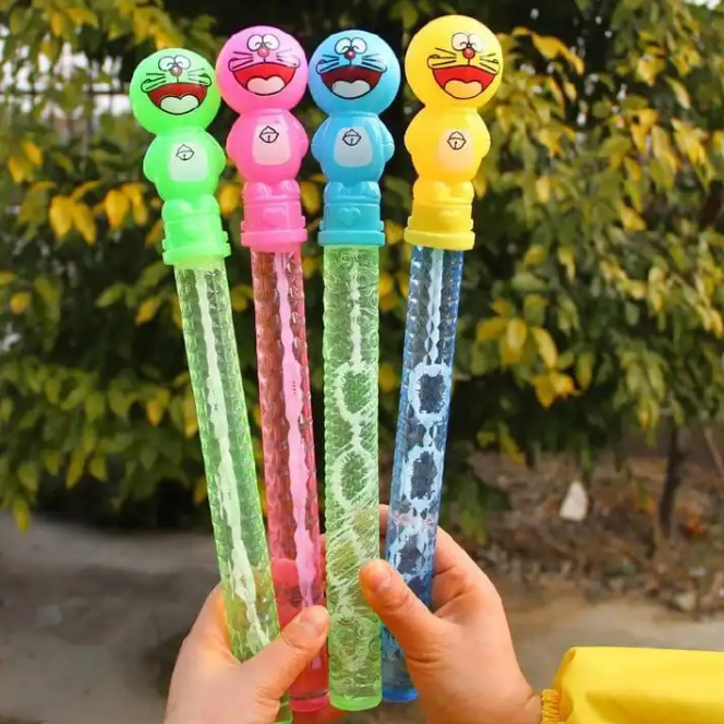 3PCS Children's Bubble Gun Toy Set -3 Soap Bubble Blasters with Different Cartoon Designs, Automatic Bubble Maker for Outdoor Play & Birthday Parties