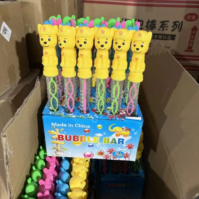 3PCS Children's Bubble Gun Toy Set -3 Soap Bubble Blasters with Different Cartoon Designs, Automatic Bubble Maker for Outdoor Play & Birthday Parties