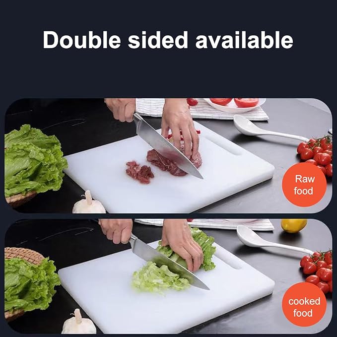National Professional Cutting/Chopping Board – Durable, Food-Grade Chopping Board with Handle for Kitchen Use, Easy to Clean