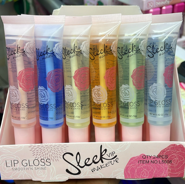 2 pc Long-Lasting Shine Lip Gloss – Each 12g Moisturizing Tube with High-Gloss Finish, Non-Sticky Formula for Soft Hydrated Lips, Sheer to Medium Coverage Daily Essential