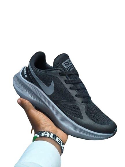 Men's Running Shoes – Breathable Mesh Athletic Sneakers with Cushioned Sole, Lightweight Sports Footwear for Jogging Gym Walking, Air-Cooled Comfort Lace-Up Trainers