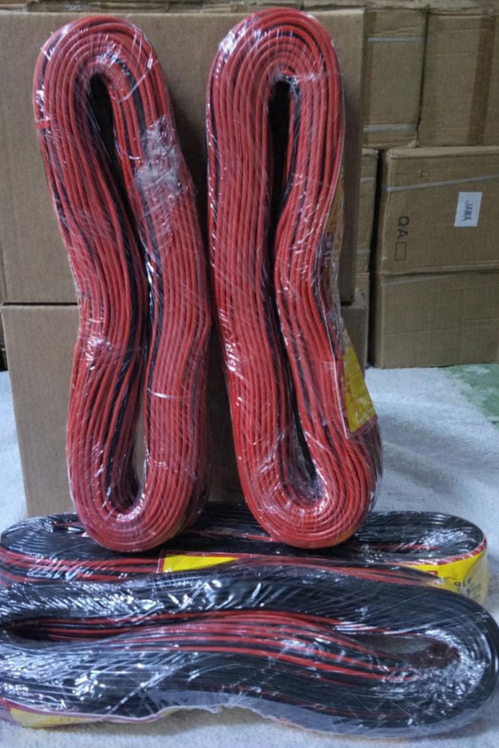 1 Roll High‑Quality Flex Electrical Wire – Durable Red & Black Coated Cable for Home, Office & Industrial Use