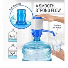 Manual Hand Press Water Bottle Dispenser Pump – Universal Fit for 5-Gallon / 20-Liter Water Bottles, Portable Drinking Water Pump, No Electricity Required