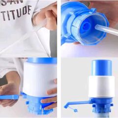 Manual Hand Press Water Bottle Dispenser Pump – Universal Fit for 5-Gallon / 20-Liter Water Bottles, Portable Drinking Water Pump, No Electricity Required