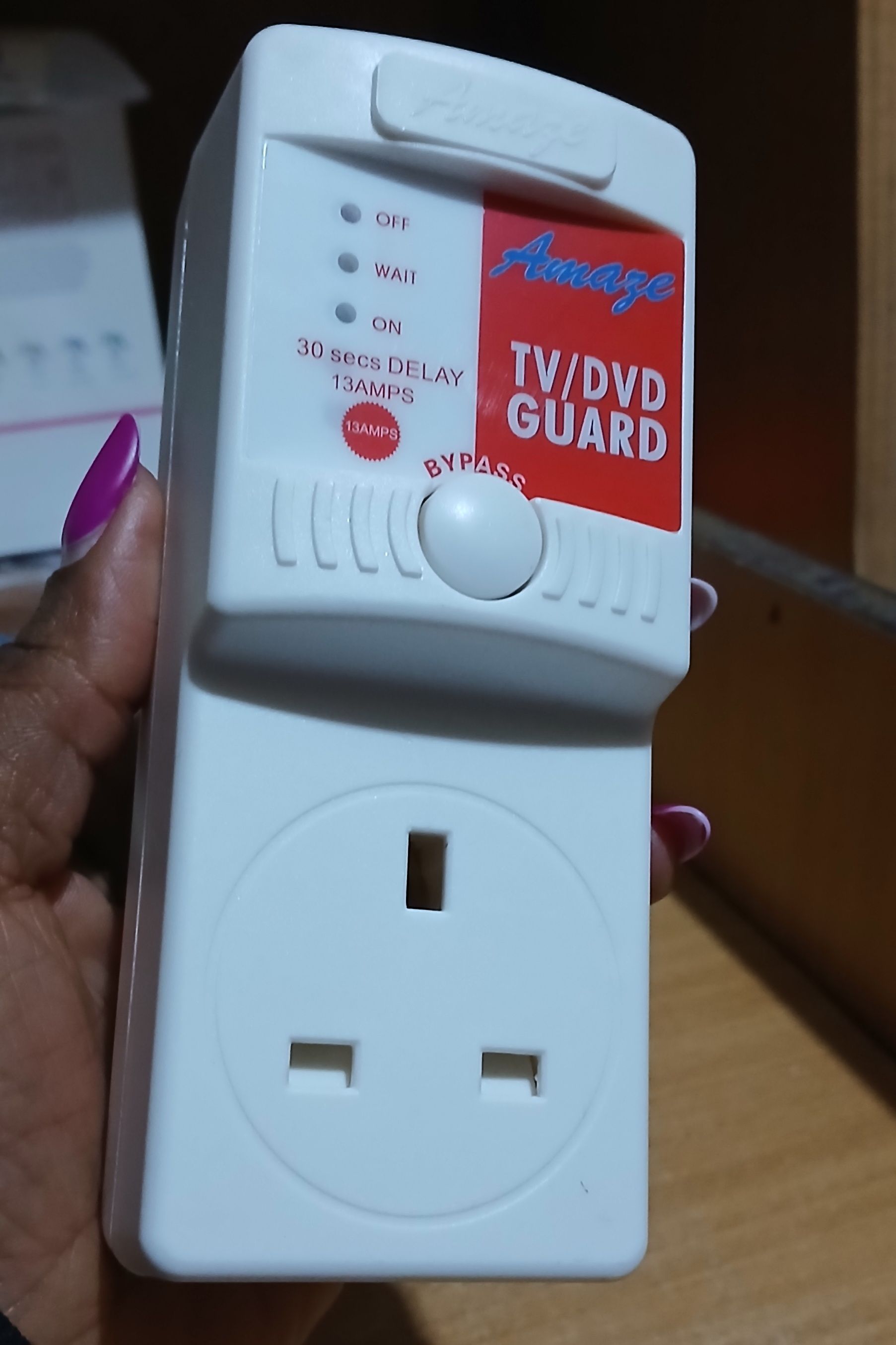 Amaze TV Guard/DVD Guard  - Surge Suppressor Power Protection Against Voltage Fluctuations, TV Protection