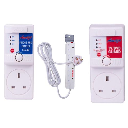 Amaze TV Guard With Free Fridge Guard And Extension - Spike/surge protection, Microprocessor control, Power back surge protection