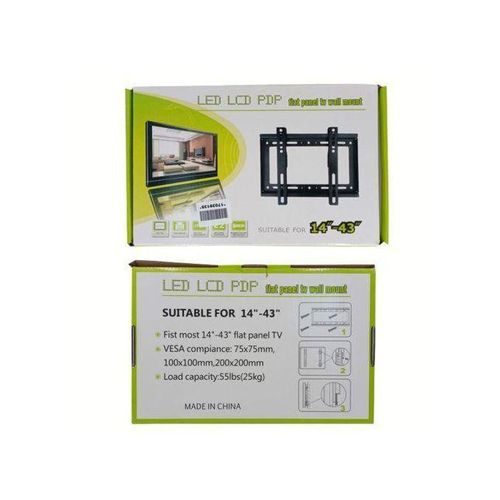 V STAR 14 22 24 32 39 40 43 Inch TV Wall Mounting Bracket - Fixed Design, Low-Profile Mounting, Easy Installation, Space-Saving