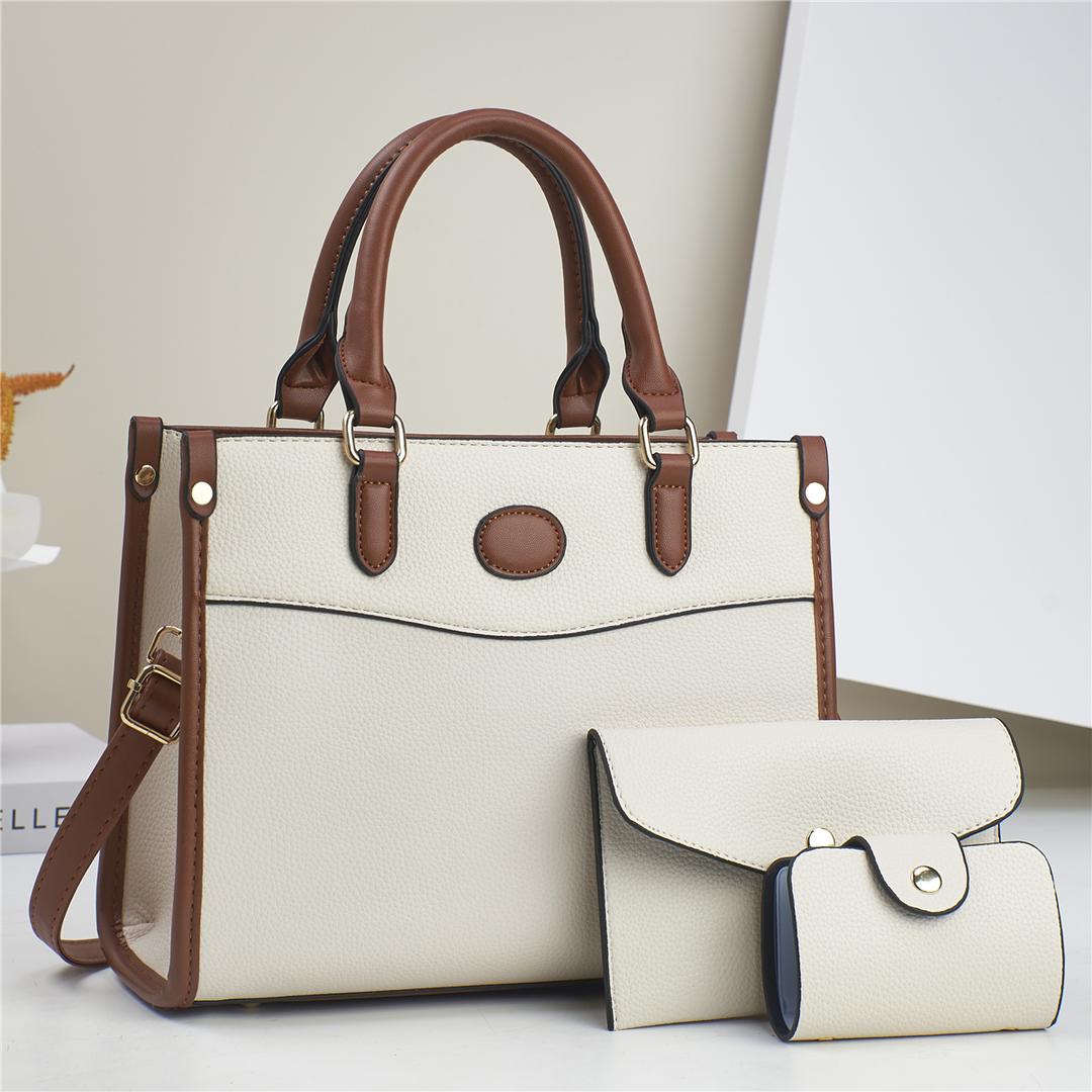 New arrival⚡ High quality  PU leather 3 in 1 women's/ladies 🔥 fashion🔥🔥 handbag