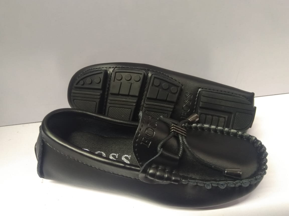 Quality KIDS flat leather loafers