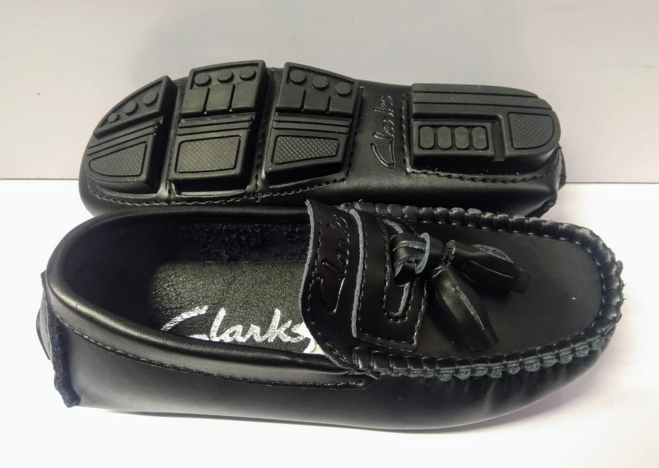 Quality KIDS flat leather loafers