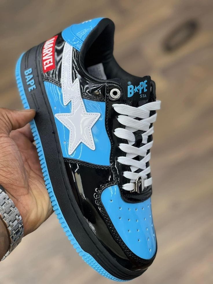 New arrival Quality Bapestar fashion breathable unisex sneaker shoes