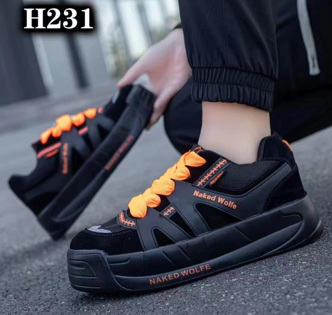 Offer‼️❣️ Offer⚡HIGH QUALITY ⚡ latest fashion NAKED WOLF  Unisex sneakers original fashion men & women shoes ❤️‍🔥🔥