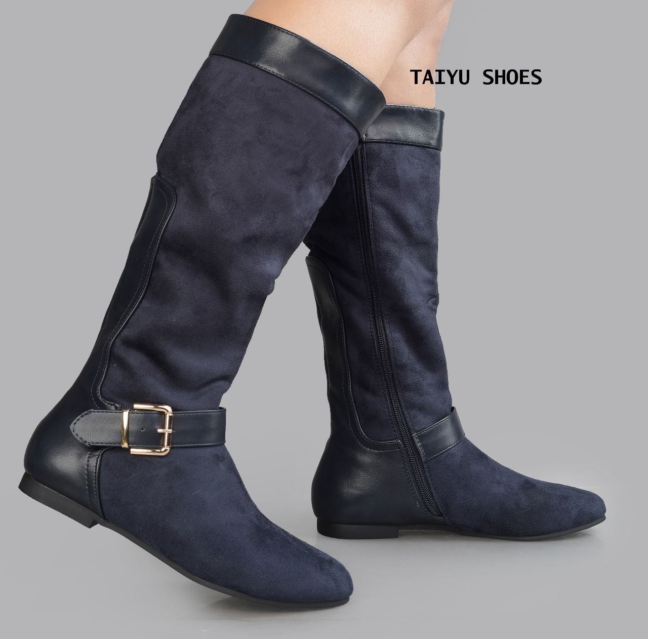 Pure leather ladies water proof rainy season fashion Taiyu leather rainy boots high quality Women all weather winter and rainy season Boots for that trendy and sleek look while keeping warm dry feet