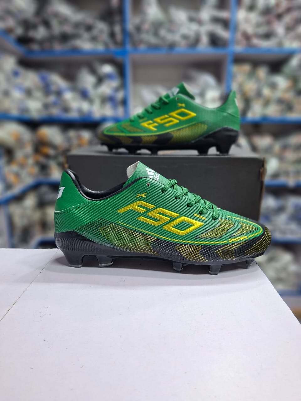 Original F50 SOCCER Football⚽⚡ Soccer/ Football Boots 💥 High quality boots 🔥🔥🔥 High Quality Original F50 Football Soccer boots🔥🔥🔥🔥🔥 A very good Quality and very comfortable