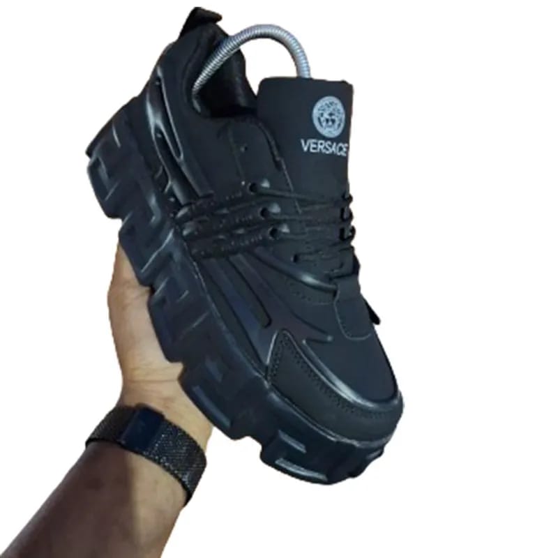 Versaacee Trigrecca Chunky Sneakers 🔥🔥Designer Shoes Make a Fearless Fashion Statement✔👌 With the Versaace Trigrecca Chunky Sneaker😍💖 A MasterPiece that merges Luxury Design 😎with urban edge🔥🔥
