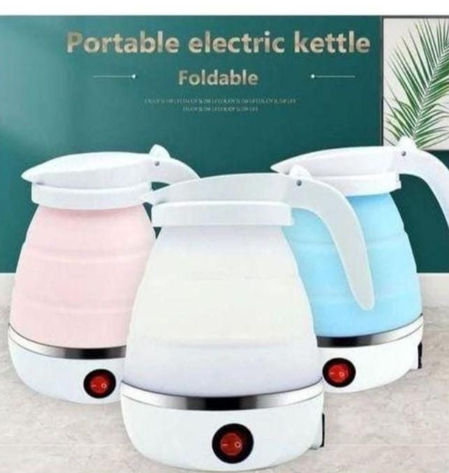 Foldable 0.8L Electric Travel Kettle Boil Anywhere, Anytime! Say goodbye to bulky kettles! This mini foldable electric kettle is your perfect travel companion compact, lightweight, and super efficient