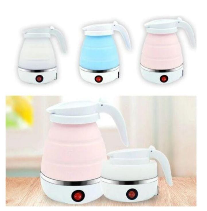 Foldable 0.8L Electric Travel Kettle Boil Anywhere, Anytime! Say goodbye to bulky kettles! This mini foldable electric kettle is your perfect travel companion compact, lightweight, and super efficient