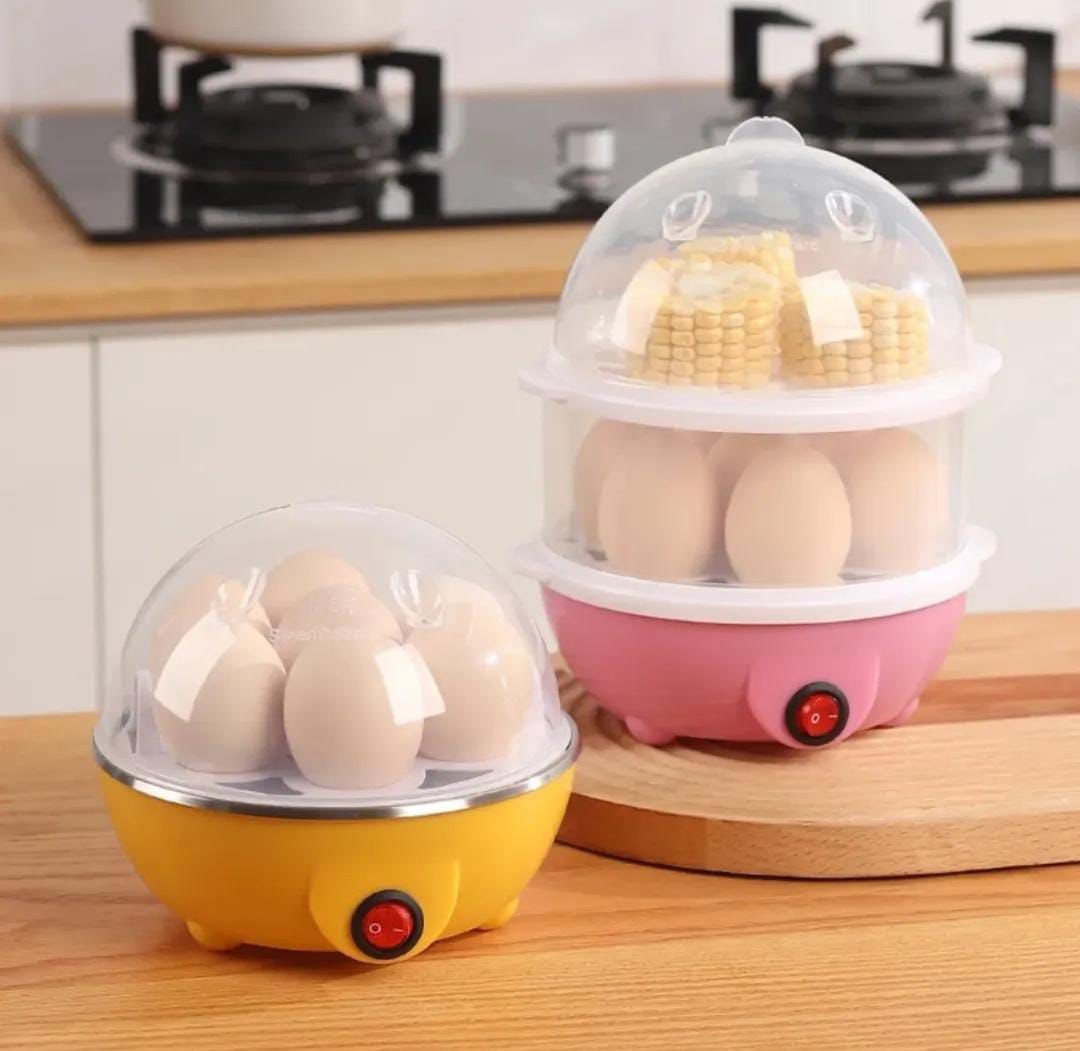 🔥 Multi-Function Electric Egg Boiler & Food Steamer – Fast, Healthy & Hassle-Free Cooking 🥚🌽 Upgrade your kitchen routine with this compact electric egg boiler designed for quick, even, and nutrit