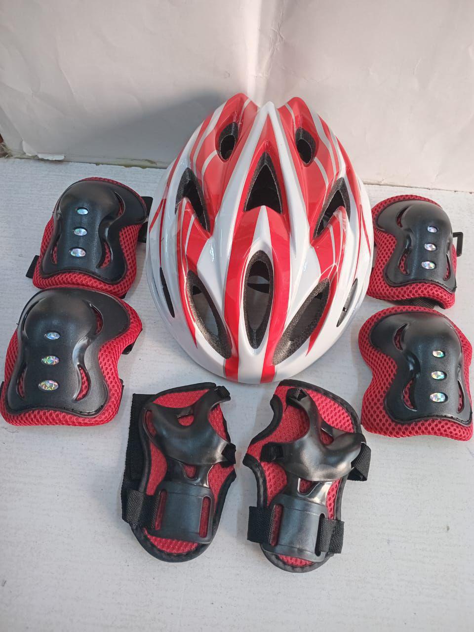 🛴🛹 7-in-1 Safety Helmet & Protective Pads Set Keep your child safe while they ride, skate, or cycle in style! 🚴‍♂️✨This complete protective gear set is designed for maximum safety, comfort,