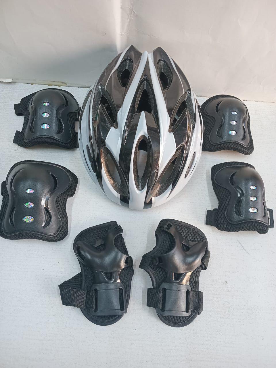 🛴🛹 7-in-1 Safety Helmet & Protective Pads Set Keep your child safe while they ride, skate, or cycle in style! 🚴‍♂️✨This complete protective gear set is designed for maximum safety, comfort,