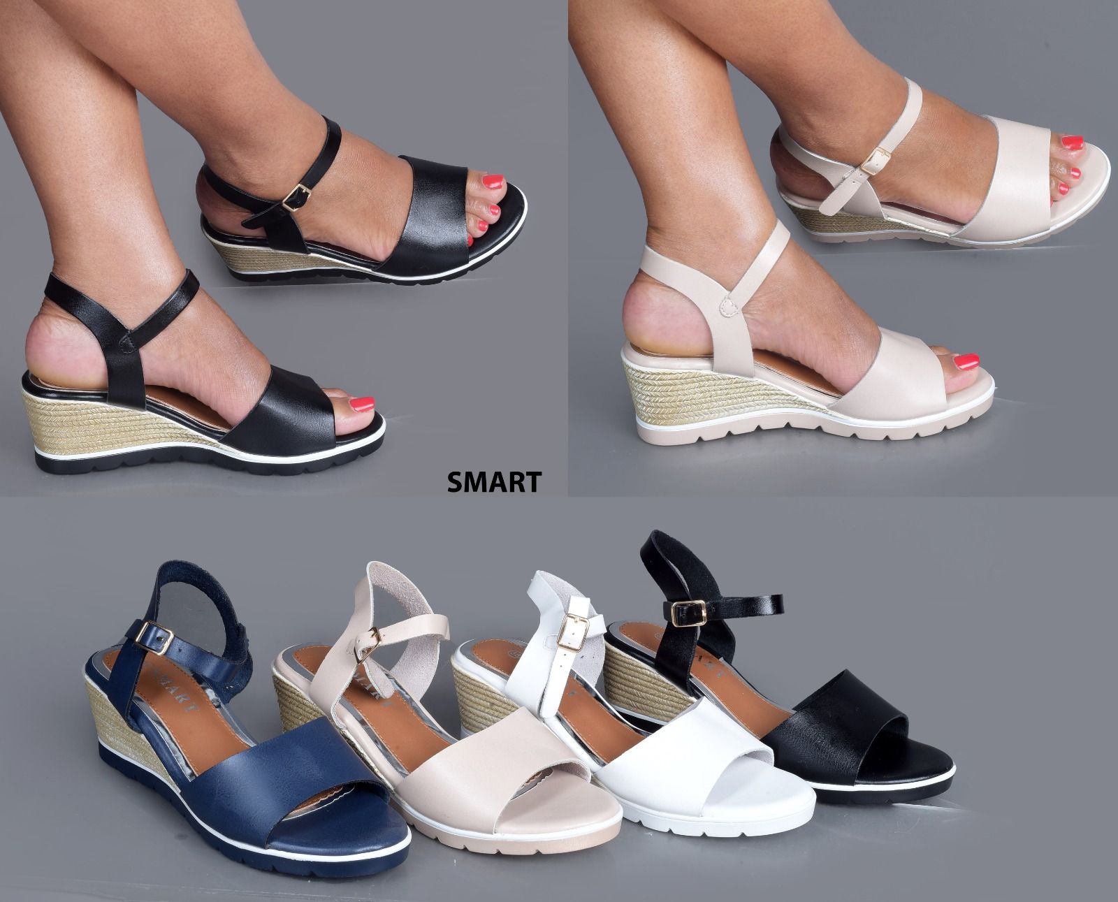 👡 SMART Ladies Wedge Sandals 👡Comfort • Style • Everyday Elegance Step out in confidence with these trendy SMART wedge sandals — designed for comfort and effortless style