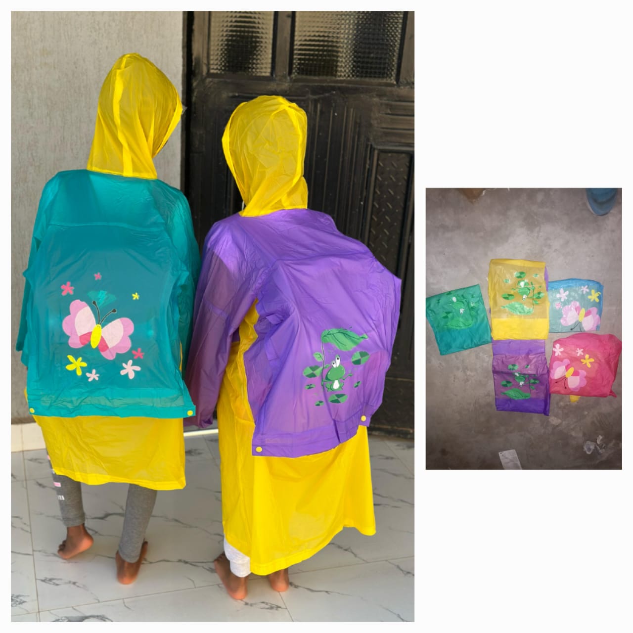 🌧️ New Arrival – EVA Lightweight Raincoat for Kids! ☔ Keep your child dry, comfortable, and protected from rain with this Durable EVA Raincoat. Perfect for school, outdoor activities, and rainy days