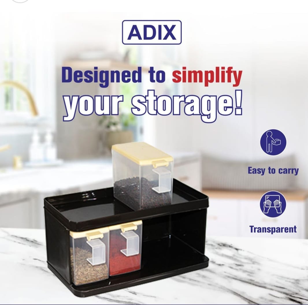 🌶️ Adix Spice Rack – Smart Kitchen Organizer🔥Keep your kitchen neat, organized, and stylish with the Adix Spice Rack, designed to make storing and accessing your spices quick and ea