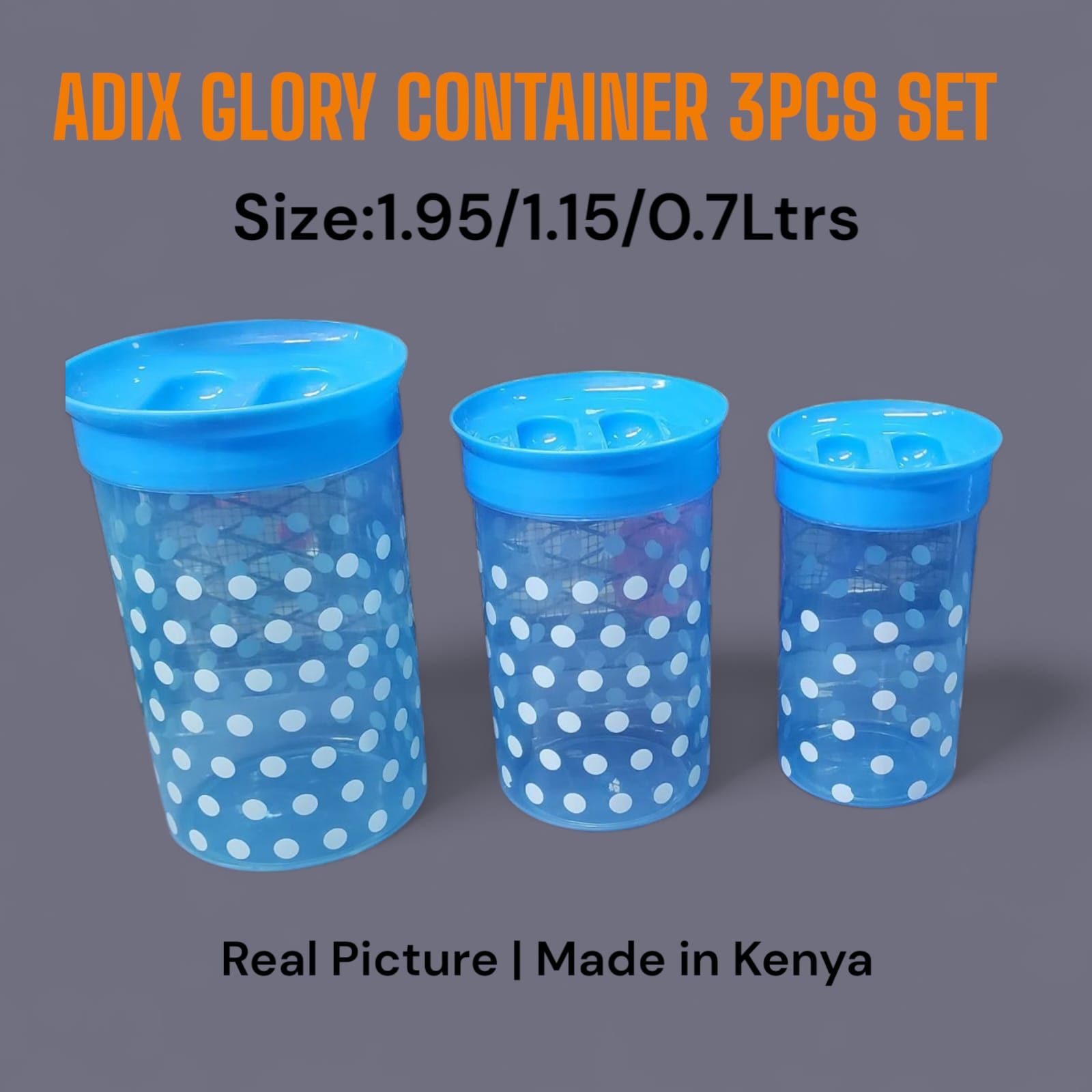 ✨ Adix Glory Container Deco Set – 3 Pieces ✨Keep your kitchen organized, fresh, and stylish with the Adix Glory Container Set, designed for convenient everyday storage.📦 Set Includes: 3 Container