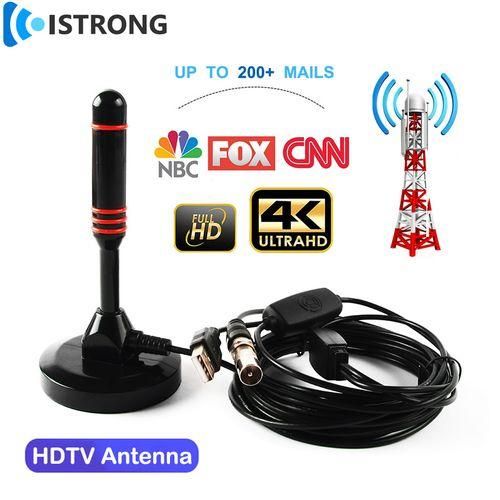 Smart HDTV 4K 1080p Terrestrial Wave Digital TV Signal Amplifier Indoor Satellite TV Receiver Free
POWERFUL Digital TV Ariel/ Aerial Digital Tv Antenna
