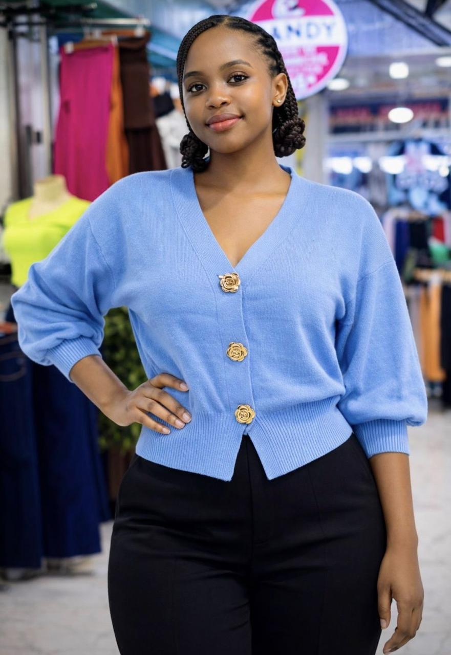 Ladies Button Sweaters