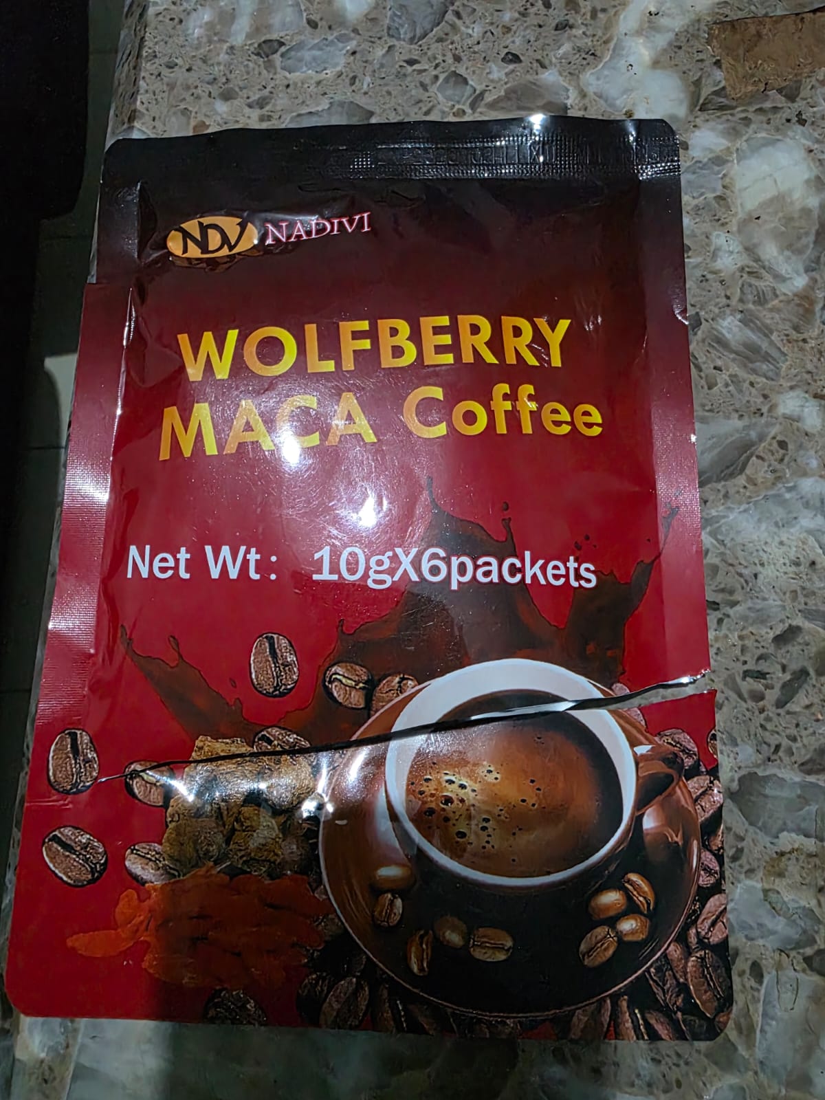 Chinese Powerful Energy Coffee Sex Coffee Six Bags Power Coffee,Boost Energy & Sexual Ability, Combining Traditional Chinese Herbs and Peruvian Maca,Improve Immunity, Anti-fatigue, Enhance Energy