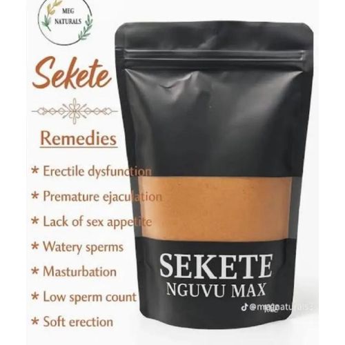 Sekete Nguvu Max Herbal Powder – Boosts Stamina, Improves Performance, Increases Libido, Enhances Erection Strength, Fertility & Energy – 100% Natural Power Supplement
