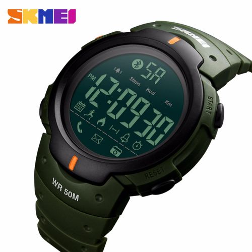 Skmei Men's Sport Smart Watch Brand Fashion Pedometer Remote Camera Calorie Bluetooth Smartwatch Reminder Digital Wristwatches 1301