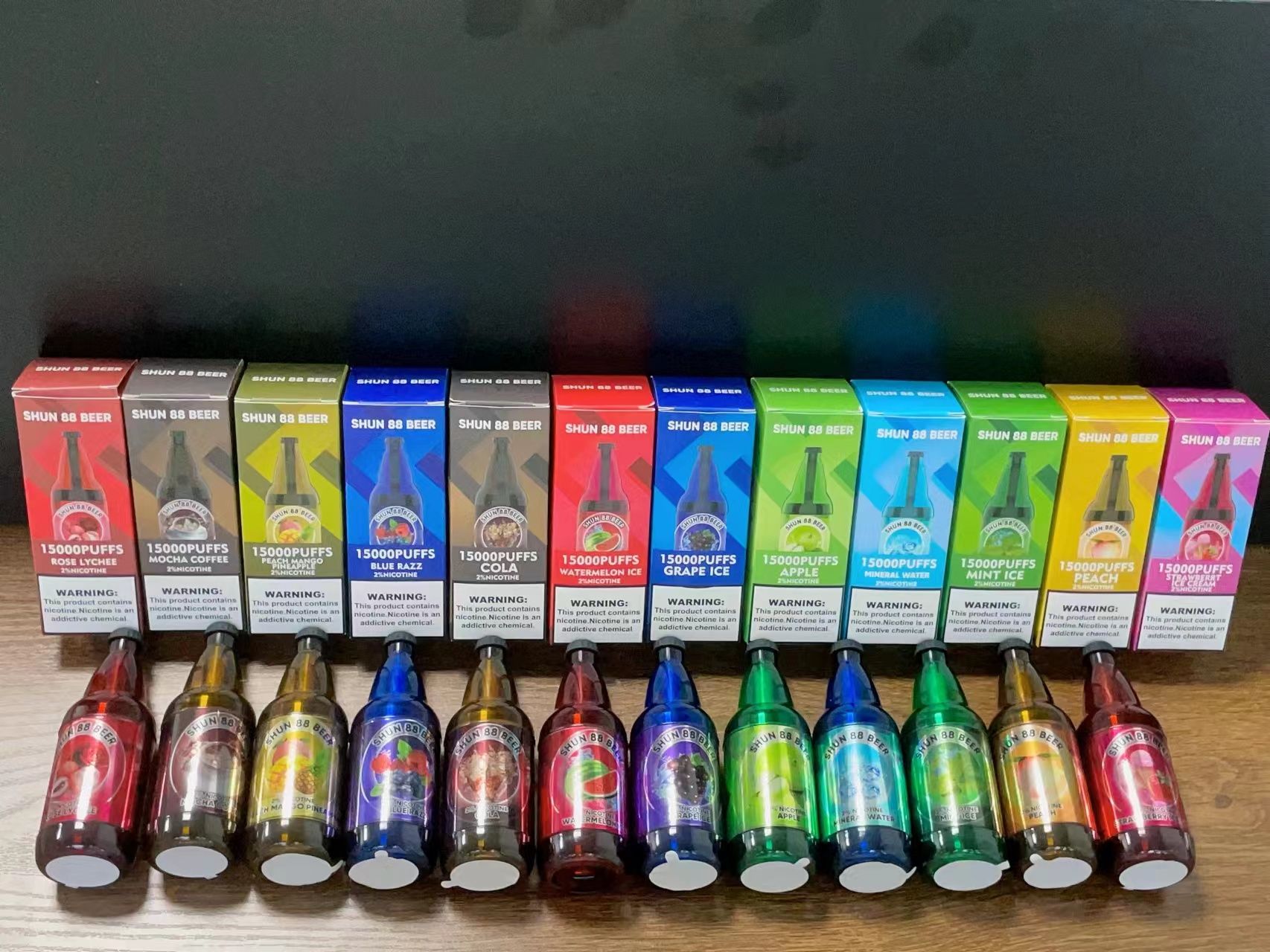 15000 Puffs Vpae Electronic Cigarette Vape New Arrival Fashion Smoking E-Cigarette Recharge Fashion Good Quality Vape,Good design and Easy to charge,Fashion Vape 15000 Puffs Good Price Strawberry Ice