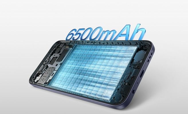 Brand New OPPO A6X 128GB+4GB 6.75" Smartphone 6500 mAh Battery 120Hz refresh rate 13MP+5MP Camera 12 Months warranty Android 15 Dual Sim Smart phones 128GB