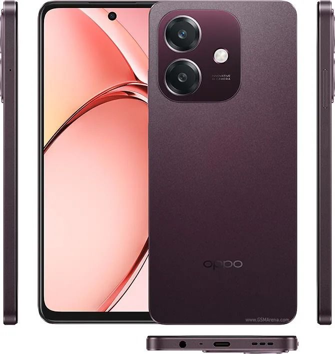 Brand New Oppo A3X Smartphone 6.67", 128GB + 4GB 64GB+4GB RAM, 4G LTE, 45W Flash Charge Dual SIM 5100 mAh Type C charge Smart Phone Fingerprint  Face Unlock Phones